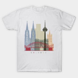 Cologne skyline poster T-Shirt